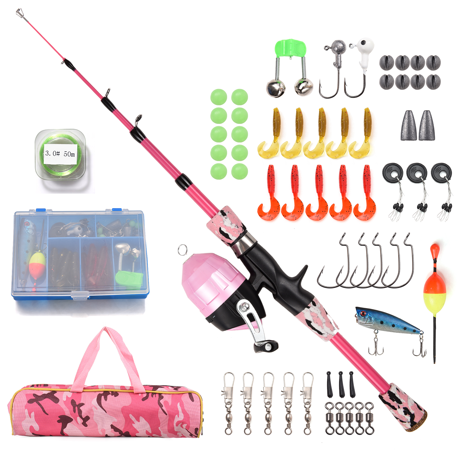 Kids Fishing Rod and Reel Comb – Spincast Reel Bewertung und Preis
