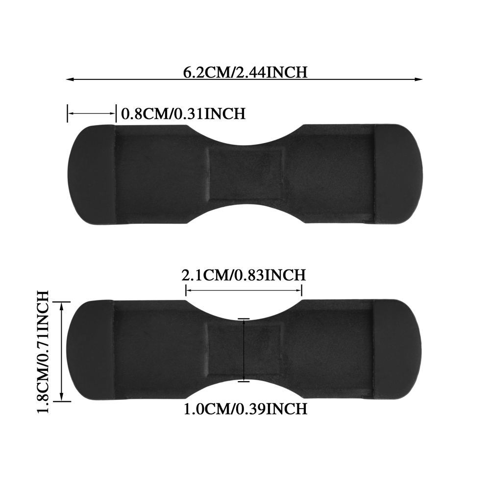 10Pcs Black/White Rubber Fishi – Reel Cover Bewertung und Preis