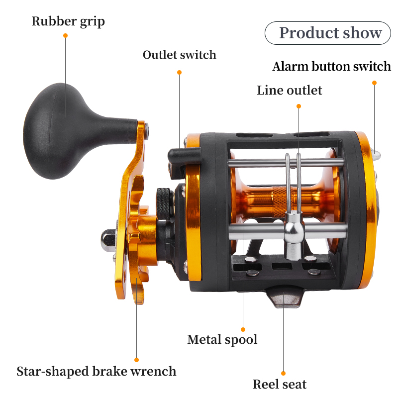 BILLINGS Trolling Drum Reel 33 – Trolling Reel Bewertung und Preis