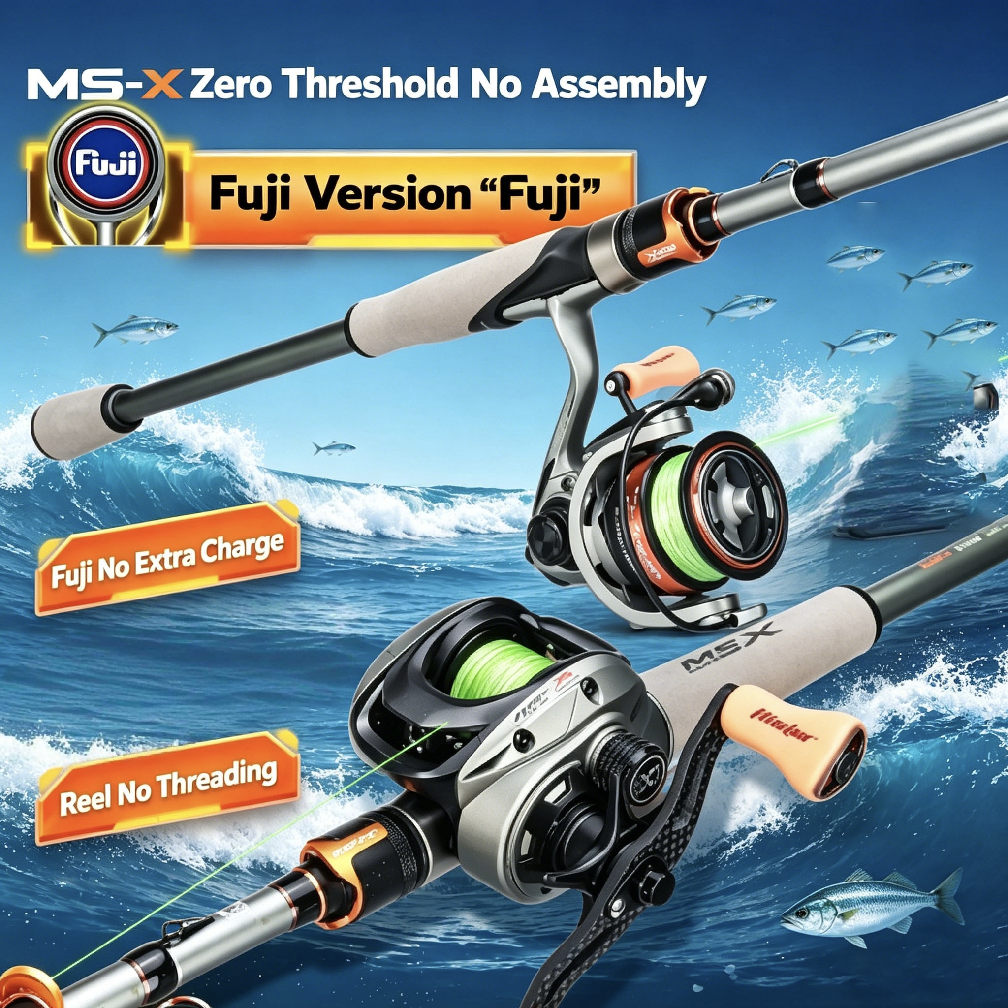 HASIDA 1.68m MS-X FUJI Version – Spincast Reel Bewertung und Preis