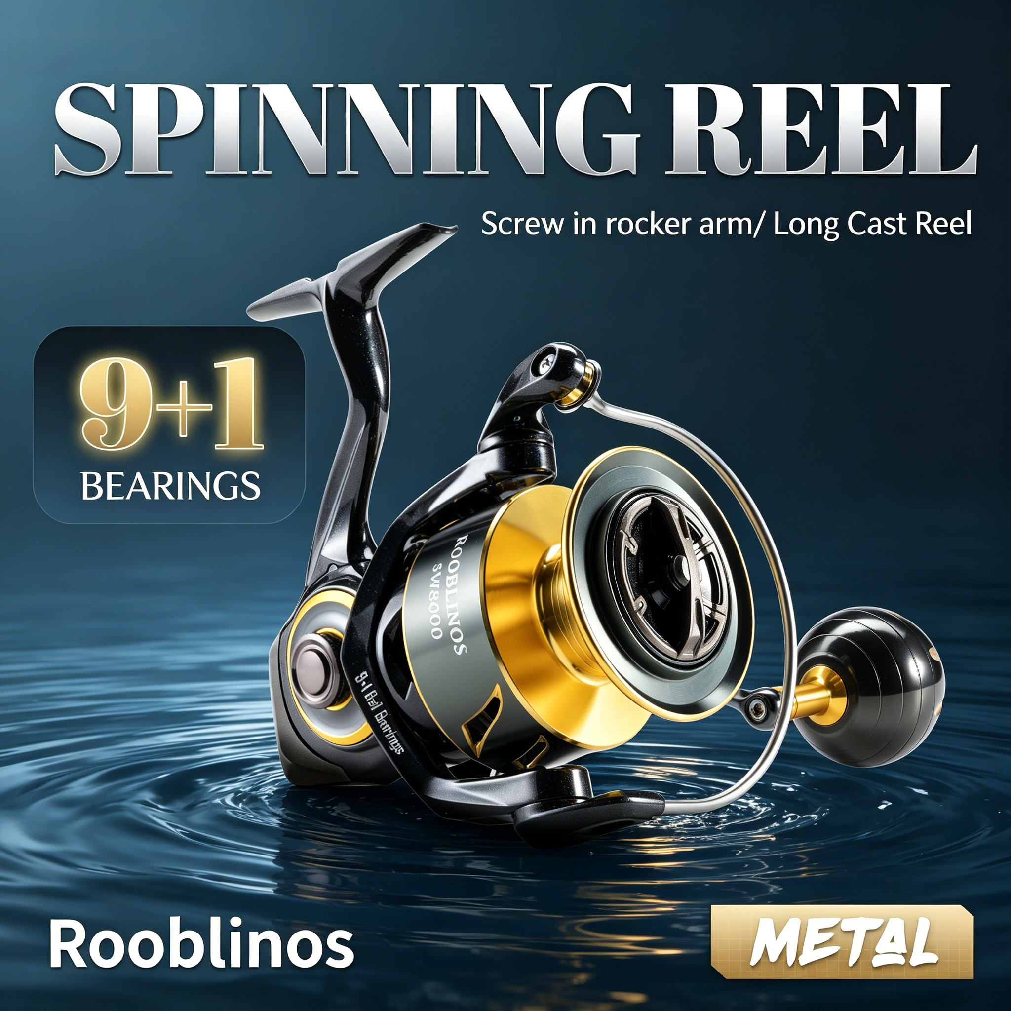 ROOBLINOS SW Spinning Fishing  – Surf Reel Bewertung und Preis